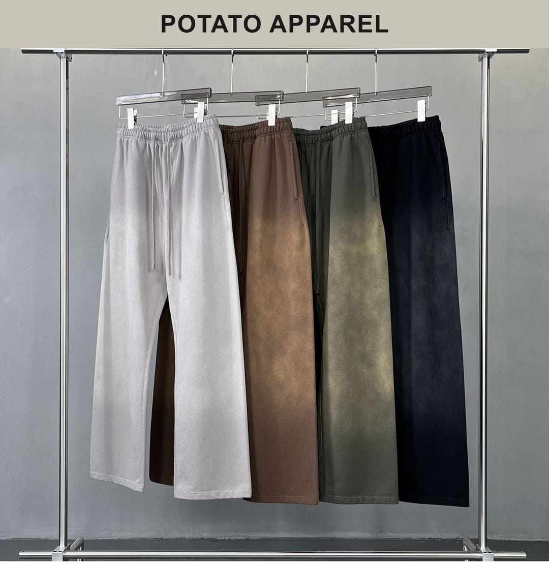 Terry 450Gsm Vintage Dyed Straight Leg Sweatpants – detail 8
