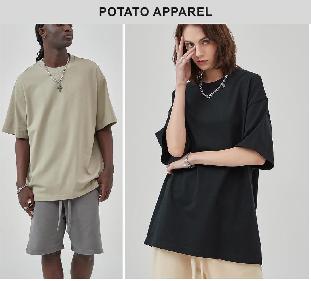 Thick 305Gsm Cotton Unisex Oversized T-Shirt – detail 11