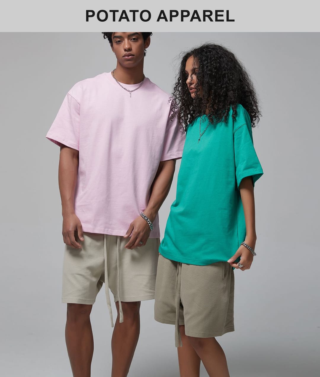 Thick 305Gsm Cotton Unisex Oversized T-Shirt – detail 15