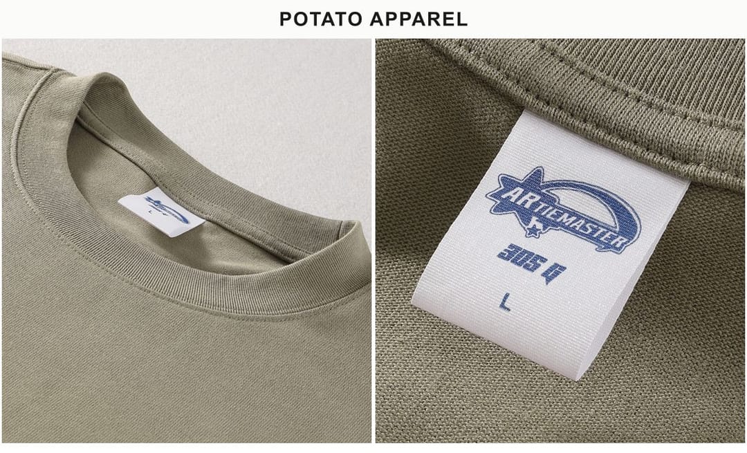 Thick 305Gsm Cotton Unisex Oversized T-Shirt – detail 6