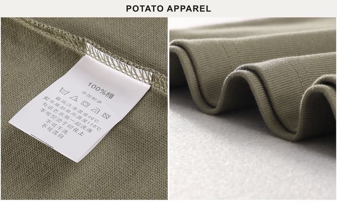 Thick 305Gsm Cotton Unisex Oversized T-Shirt – detail 8