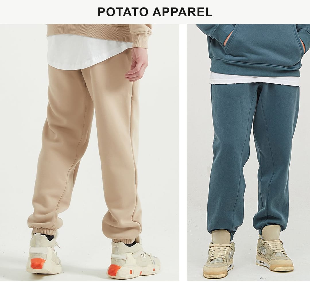 Thick 345Gsm Fleece Sweatpants for Winter – detail 15