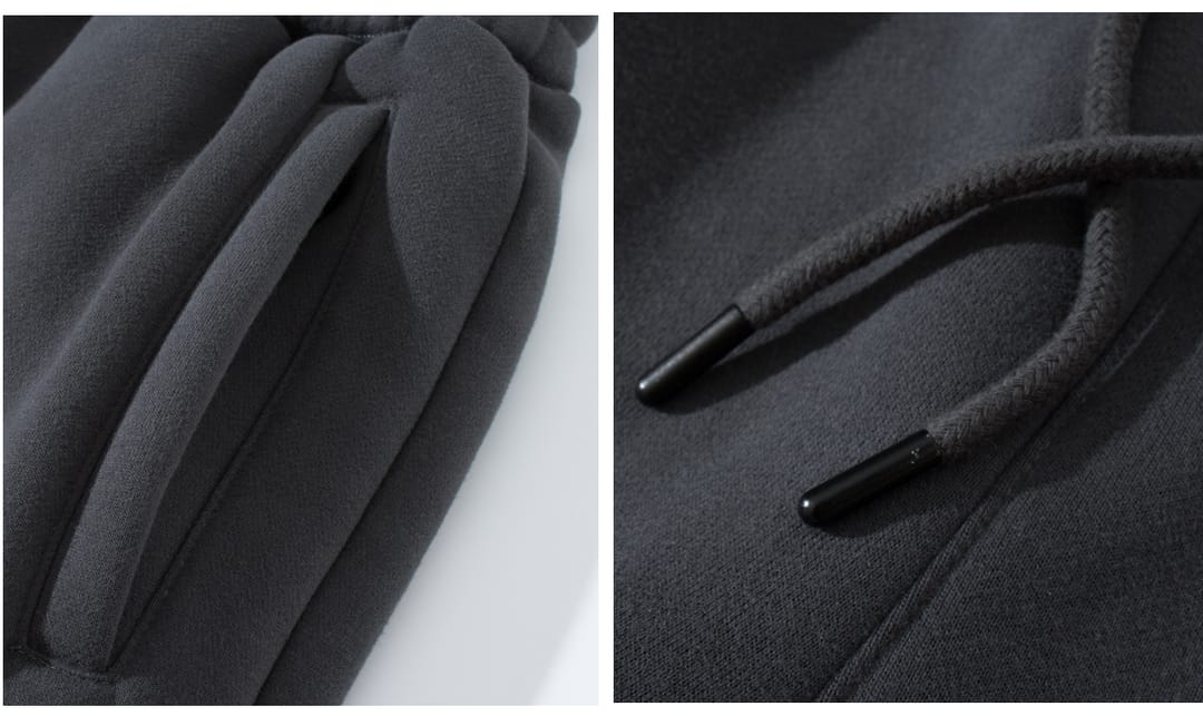Thick 345Gsm Fleece Sweatpants for Winter – detail 6