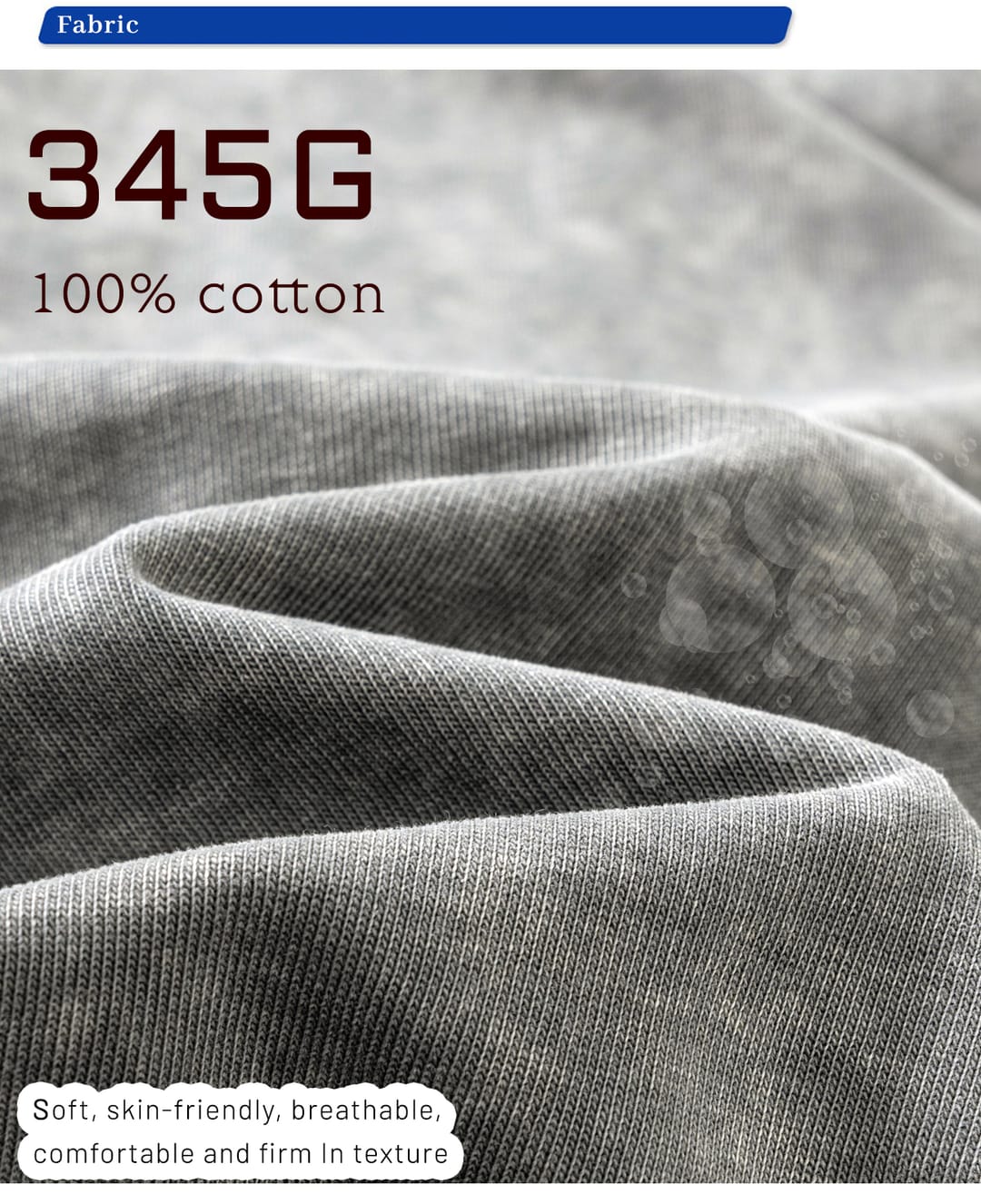 Thick 345GSM Wash Terry Sweatpants – detail 5