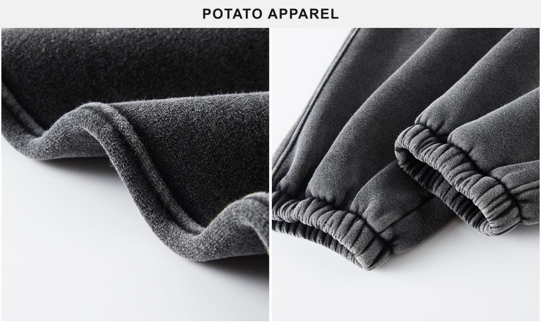 Thick 360Gsm Fleece Vintage Wash Sweatpants – detail 7