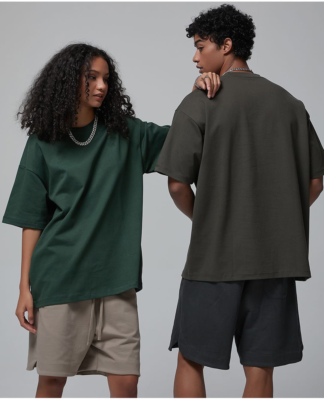 Thick 385Gsm Oversized Fashoin Unisex T-shirt – detail 12