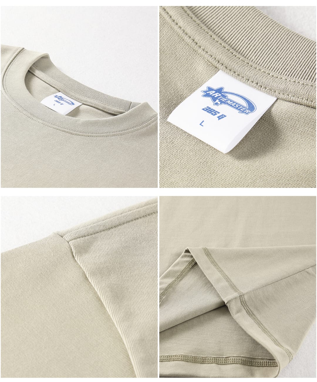 Thick 385Gsm Oversized Fashoin Unisex T-shirt – detail 6