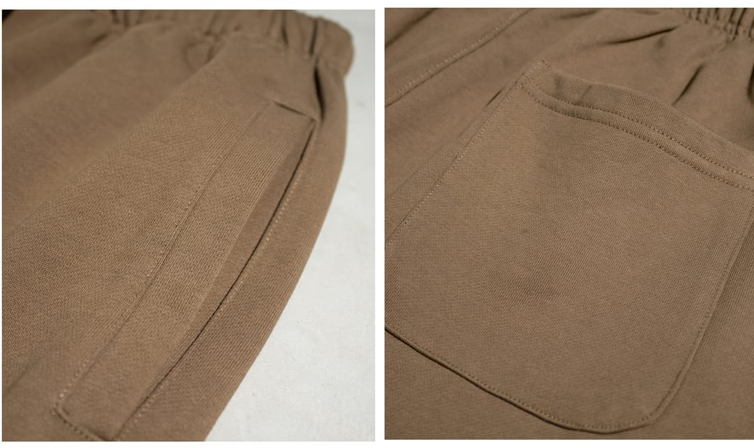 Thick 440Gsm Brushed Cotton Terry Sweatpants – detail 7