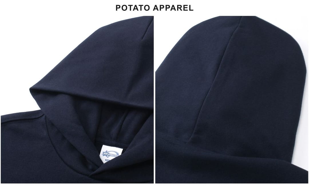 Thick Brushed Cotton Terry 430Gsm Oversized Hoodie – detail 5