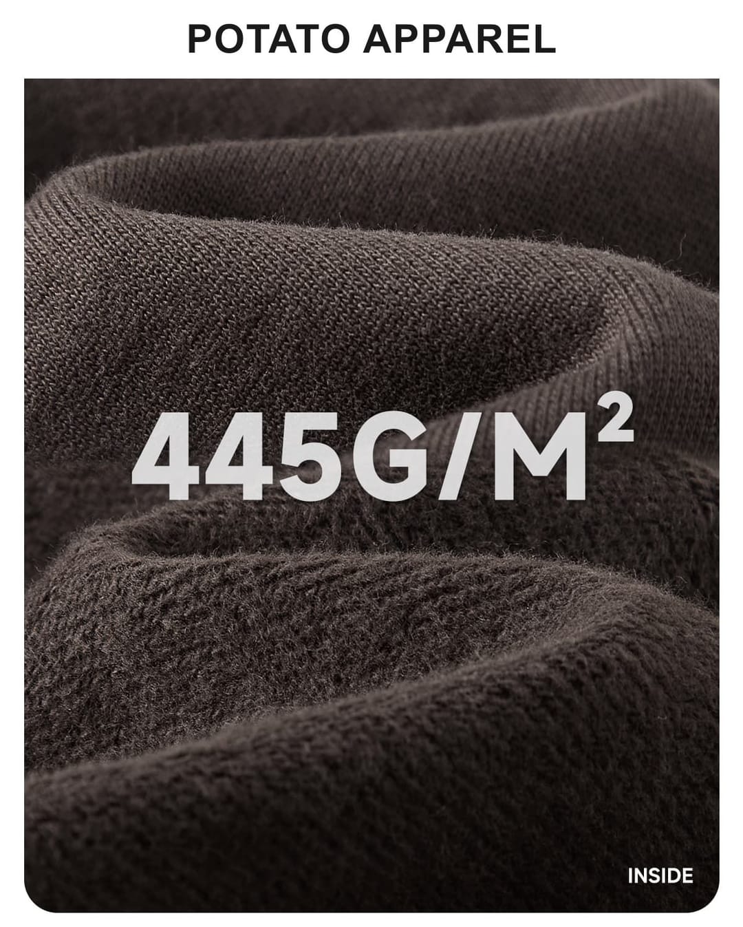 Thick Brushed Cotton Terry 445Gsm Straight Leg Sweatpants – detail 1
