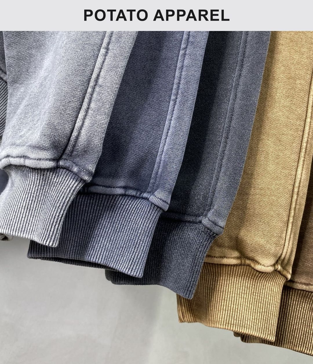 Thick French Terry 420Gsm Vintage Wash Hoodie – detail 11