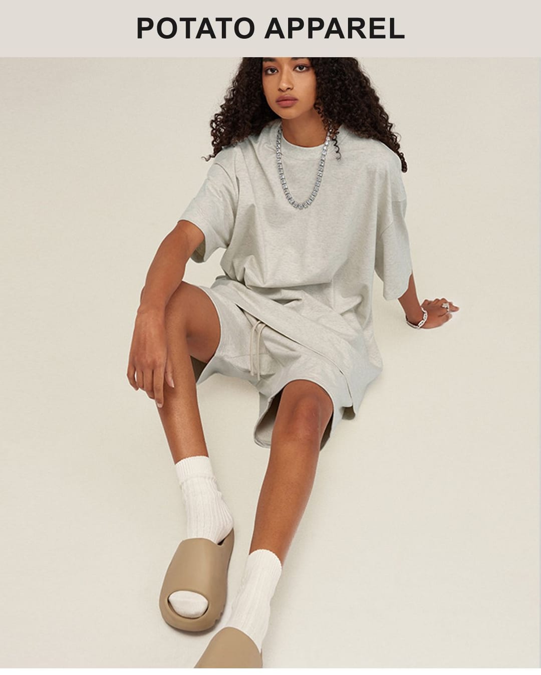 Thick Oversized Fashion Streetwear T-Shirt 305GSM – detail 12