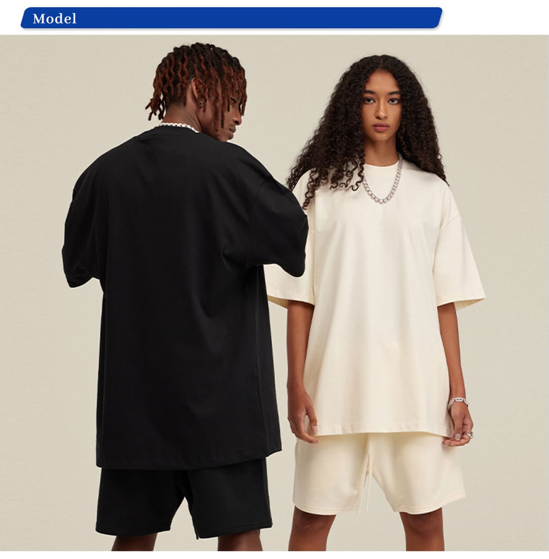 Thick Oversized Fashion Streetwear T-Shirt 305GSM – detail 8