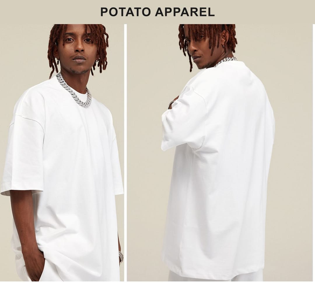 Thick Oversized Fashion Streetwear T-Shirt 305GSM – detail 9