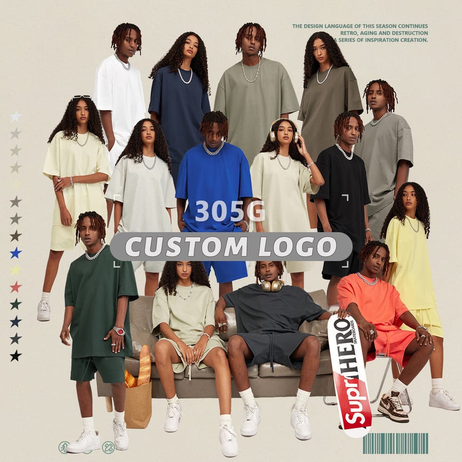 Thick Oversized Fashion Streetwear T-Shirt 305GSM