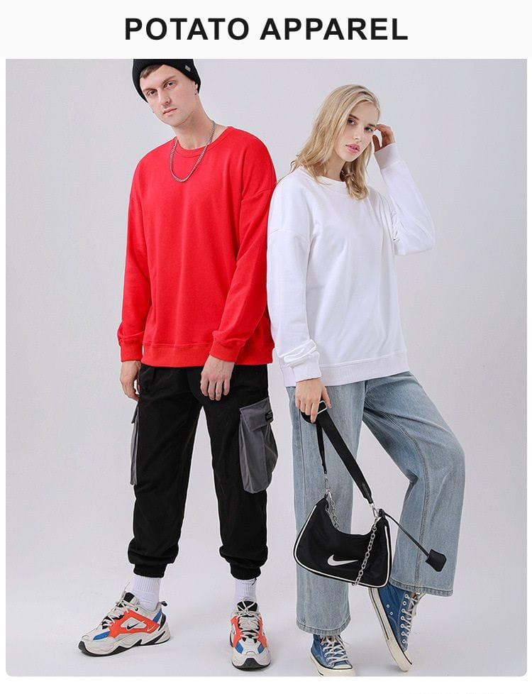 Unisex Drop shoulder Sweatshirt 320GSM – detail 3