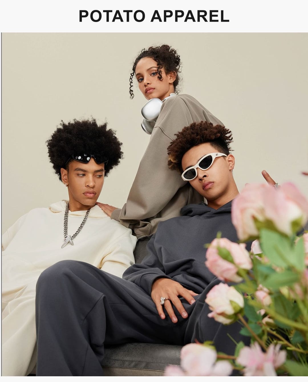 # W0071 Thick Heavy Cotton Terry Solid Oversized Hoodie 440Gsm – detail 14