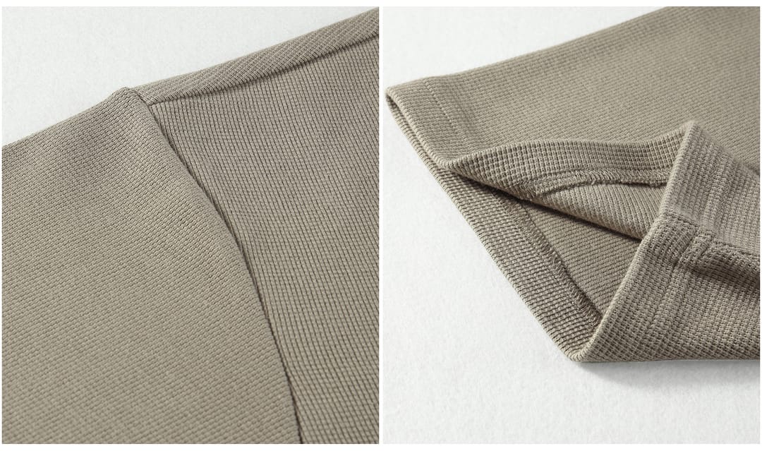 Waffle 330G Buttons Polo T-shirt – detail 7