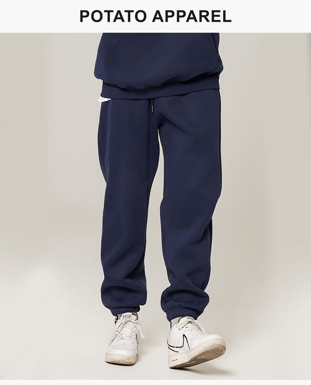 Winter Fleece 350Gsm Jogger String Sweatpants – detail 8